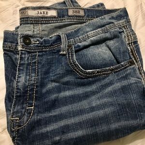 BKE Jake jeans 38R, cotton/poly, 1% spandex blend